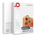iPhone 18 Pro/18 Pro Max Northjo Glitter-kameraobjektivbeskyttelse - blå