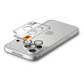 iPhone 18 Pro/18 Pro Max Spigen Glas.tR Ez Fit Optik Pro Kamera Linse Beskytter - 2 Stk. - Sølv