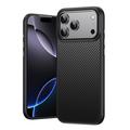 iPhone 18 Pro Hybrid-deksel i karbonfiber - MagSafe-kompatibelt - svart