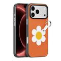iPhone 18 Pro Dux Ducis Luvy-deksel med fingerring/håndstropp - Oransje / Tusenfryd