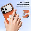 iPhone 18 Pro Dux Ducis Luvy-deksel med fingerring/håndstropp - Oransje / Tusenfryd