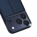 iPhone 18 Pro Dux Ducis Skin Pro Flip-deksel - Blå