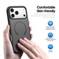 iPhone 18 Pro Dux Ducis Yind Hybrid-deksel - MagSafe-kompatibel - Svart