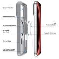 iPhone 18 Pro Dux Ducis Yind Hybrid-deksel - MagSafe-kompatibel - Grå