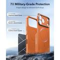 iPhone 18 Pro/17 Pro ESR Cyber Tough Kickstand MagSafe Hybrid-deksel - Oransje