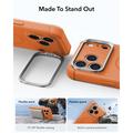 iPhone 18 Pro/17 Pro ESR Cyber Tough Kickstand MagSafe Hybrid-deksel - Oransje