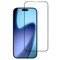 iPhone 18 Pro Full Cover Beskyttelsesglass - 9H - svart kant