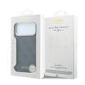 iPhone 18 Pro Guess 4G Gold Frame-deksel - MagSafe-kompatibel - Svart