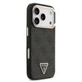 iPhone 18 Pro Guess 4G Strass Triangle Logo Gold Frame MagSafe-deksel