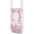 iPhone 18 Pro Max/17 Pro Max Guess Resin Bottom Glitter MagSafe-deksel - rosa