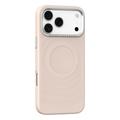 iPhone 18 Pro Max/17 Pro Max Mutural magnetisk hybrid deksel med bølgemønster – rosa