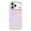 iPhone 18 Pro Max/17 Pro Max Mutural magnetisk hybrid deksel med bølgemønster – lilla