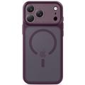 iPhone 18 Pro Max/17 Pro Max Tech-Protect MagPrime MagSafe CC hybrid-deksel - matt Burgunderrød