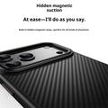 iPhone 18 Pro Max Hybrid-deksel i karbonfiber - MagSafe-kompatibelt - svart