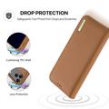 iPhone 18 Pro Max Dux Ducis Hivo Lommebok-deksel I Lær - Brun
