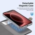iPhone 18 Pro Max Dux Ducis Lawa lommebokveske i lær med magnetisk deksel - grå