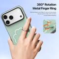 iPhone 18 Pro Max Dux Ducis Luvy-deksel med fingerring/håndstropp - Grønn / Clover