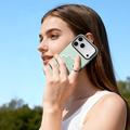 iPhone 18 Pro Max Dux Ducis Luvy-deksel med fingerring/håndstropp - Grønn / Clover