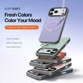 iPhone 18 Pro Max Dux Ducis Luvy-deksel med fingerring/håndstropp - Lilla / skall