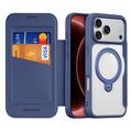 iPhone 18 Pro Max Dux Ducis Skin X Pro magnetisk flip-deksel - blå
