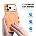 iPhone 18 Pro Max Dux Ducis Yind Hybrid-deksel - MagSafe-kompatibel - Oransje