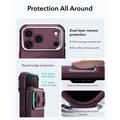 iPhone 18 Pro Max/17 Pro Max ESR Cyber Tough Kickstand MagSafe Hybrid-deksel - Dyp burgunder