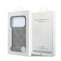 iPhone 18 Pro Max Guess 4G Gold Frame-deksel - MagSafe-kompatibel - Brun