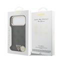 iPhone 18 Pro Max Guess 4G Strass Triangle Logo Gold Frame MagSafe-deksel