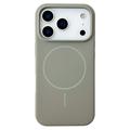 iPhone 18 Pro Max Liquid Silikondeksel - MagSafe-kompatibelt - titangrå