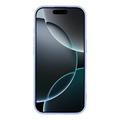 iPhone 18 Pro Max Flytende silikon-deksel med ringholder og håndleddsstropp - lys lilla