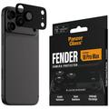iPhone 18 Pro Max PanzerGlass Fender kamerabeskytter - Svart