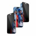iPhone 18 Pro Max PanzerGlass Ultra-Wide Fit EasyAligner 2-Way Privatliv Beskyttelsesglass - 9H - svart kant