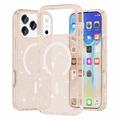 iPhone 18 Pro Max Stylish Glitter Series Hybrid-deksel - MagSafe-kompatibel - Gull