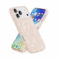 iPhone 18 Pro Max Stylish Glitter Series Hybrid-deksel - MagSafe-kompatibel - Gull