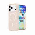 iPhone 18 Pro Max Stylish Glitter Series Hybrid-deksel - MagSafe-kompatibel - Gull
