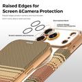 iPhone 18 Pro Max Stilig magnetisk flipp-deksel med RFID-kortspor - brun