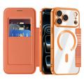 iPhone 18 Pro Max Stilig magnetisk flipp-deksel med RFID-kortspor