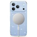 iPhone 18 Pro Max Tech-Protect FlexAir Glitter MagSafe TPU-deksel - Gjennomsiktig