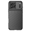 iPhone 18 Pro Max/17 Pro Max Thunder Series TPU-deksel - Svart