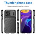 iPhone 18 Pro Max/17 Pro Max Thunder Series TPU-deksel - Svart