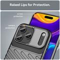 iPhone 18 Pro Max/17 Pro Max Thunder Series TPU-deksel - Svart