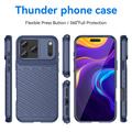 iPhone 18 Pro Max/17 Pro Max Thunder Series TPU-deksel - Blå