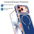 iPhone 18 Pro Max Tofarget hybrid-deksel - MagSafe-kompatibel - blå