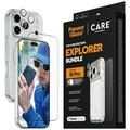 iPhone 18 Pro PanzerGlass Care Flagship 3-i-1-pakke - Klar
