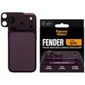 iPhone 18 Pro PanzerGlass Fender kamerabeskytter - Mørk kirsebær