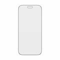 iPhone 18 Pro PanzerGlass Ultra-Wide Fit EasyAligner 2-Way Privatliv Beskyttelsesglass - 9H - svart kant