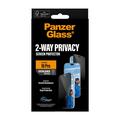 iPhone 18 Pro PanzerGlass Ultra-Wide Fit EasyAligner 2-Way Privatliv Beskyttelsesglass - 9H - svart kant