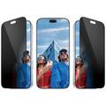 iPhone 18 Pro PanzerGlass Ultra-Wide Fit med FastFit In-A-Box 2-Way personvern beskyttelsesglass - 9H - svart kant