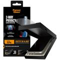 iPhone 18 Pro PanzerGlass Ultra-Wide Fit med FastFit In-A-Box 2-Way personvern beskyttelsesglass - 9H - svart kant