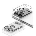 iPhone 18 Pro Ringke Heldekkende kameralinsebeskytter - 2 stk. - Svart / klar